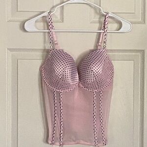 La SENZA Pink Mesh Bustier